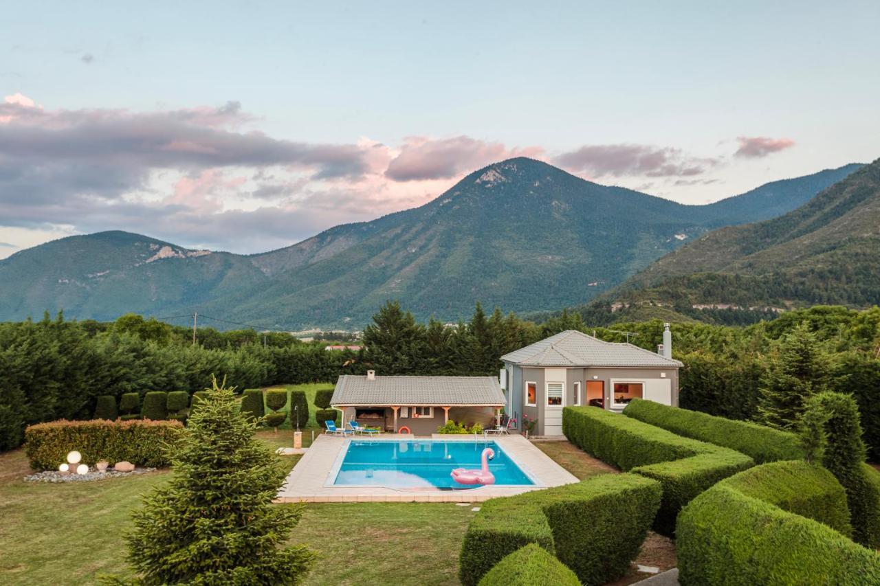 Villa Stymfalia - Luxury Mansion With Private Pool Karteri  Exterior foto