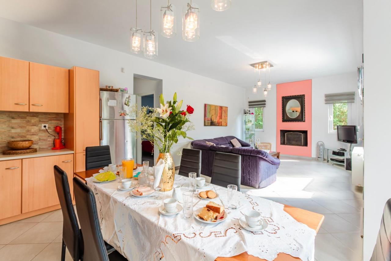 Villa Stymfalia - Luxury Mansion With Private Pool Karteri  Exterior foto