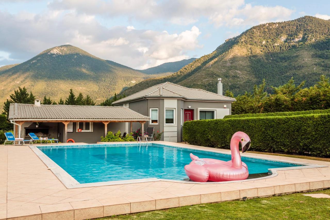 Villa Stymfalia - Luxury Mansion With Private Pool Karteri  Exterior foto