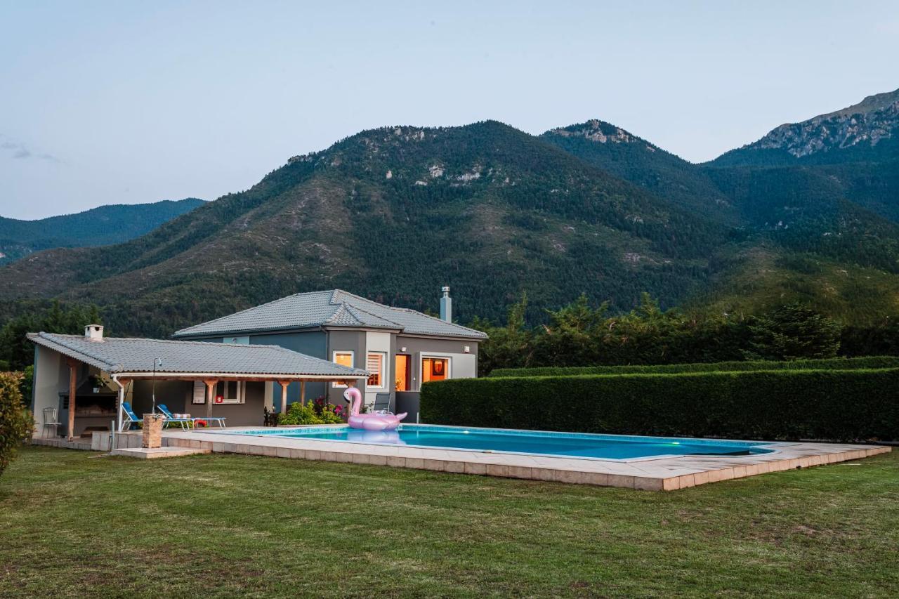 Villa Stymfalia - Luxury Mansion With Private Pool Karteri  Exterior foto