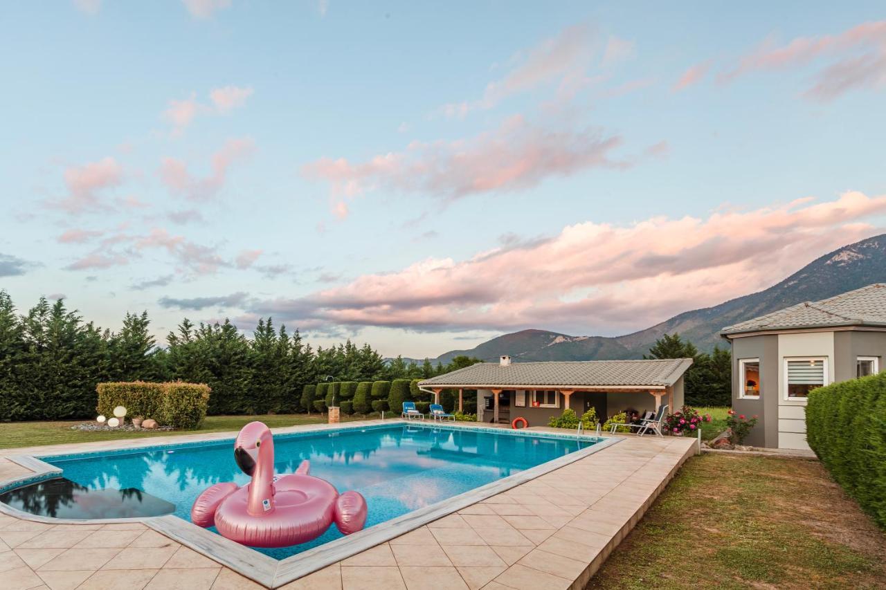 Villa Stymfalia - Luxury Mansion With Private Pool Karteri  Exterior foto
