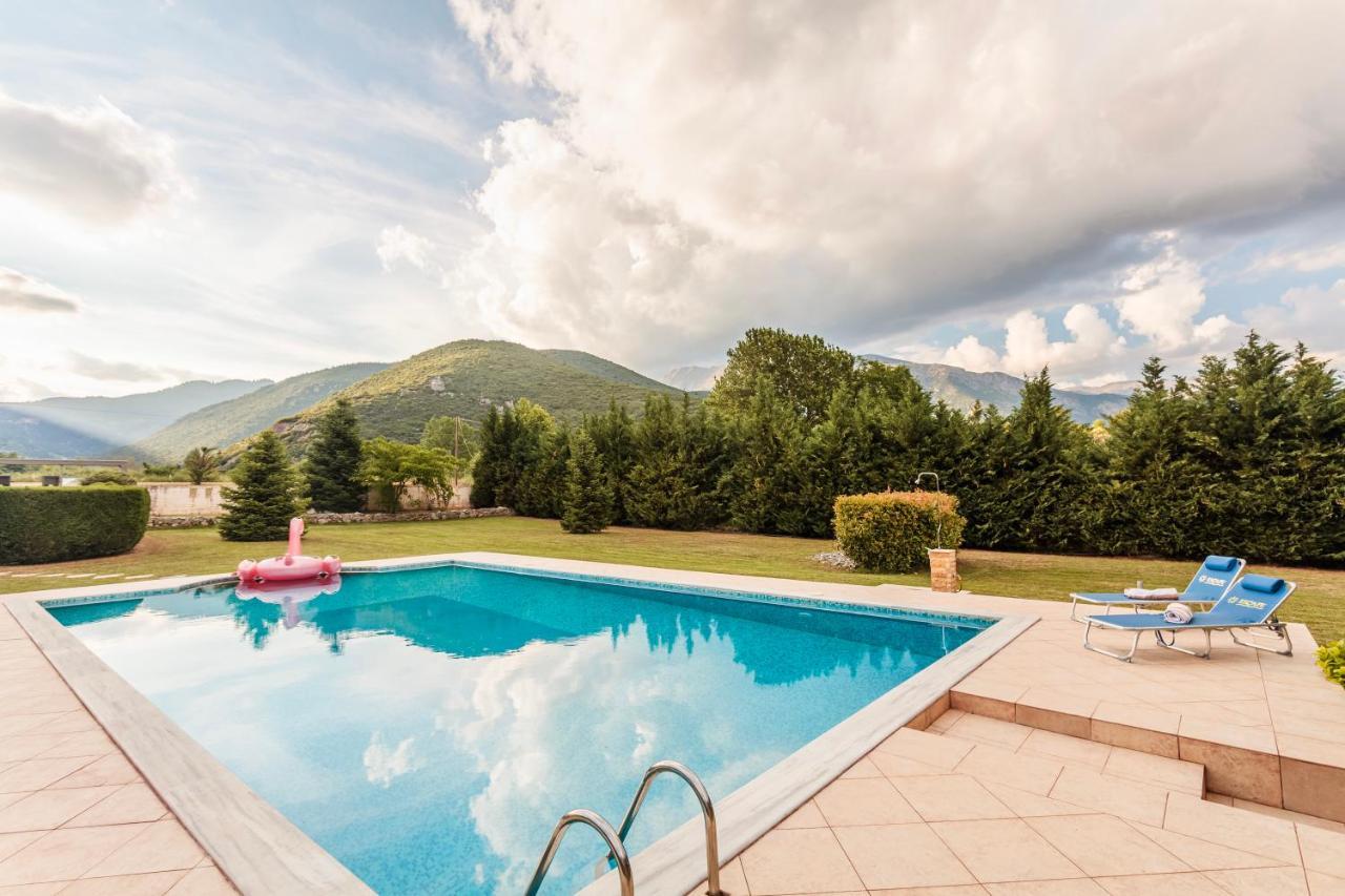 Villa Stymfalia - Luxury Mansion With Private Pool Karteri  Exterior foto