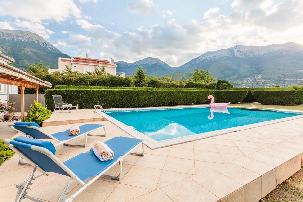 Villa Stymfalia - Luxury Mansion With Private Pool Karteri  Exterior foto