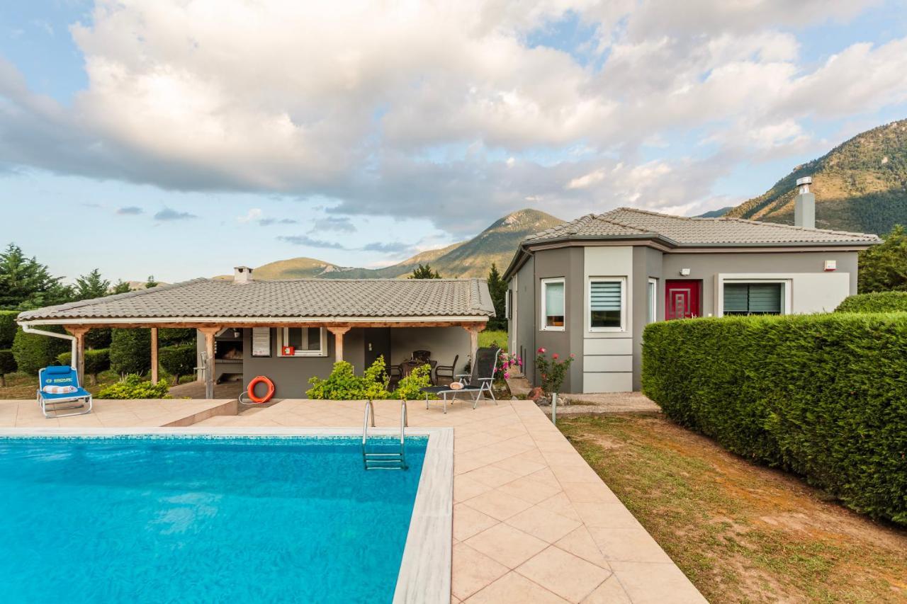 Villa Stymfalia - Luxury Mansion With Private Pool Karteri  Exterior foto