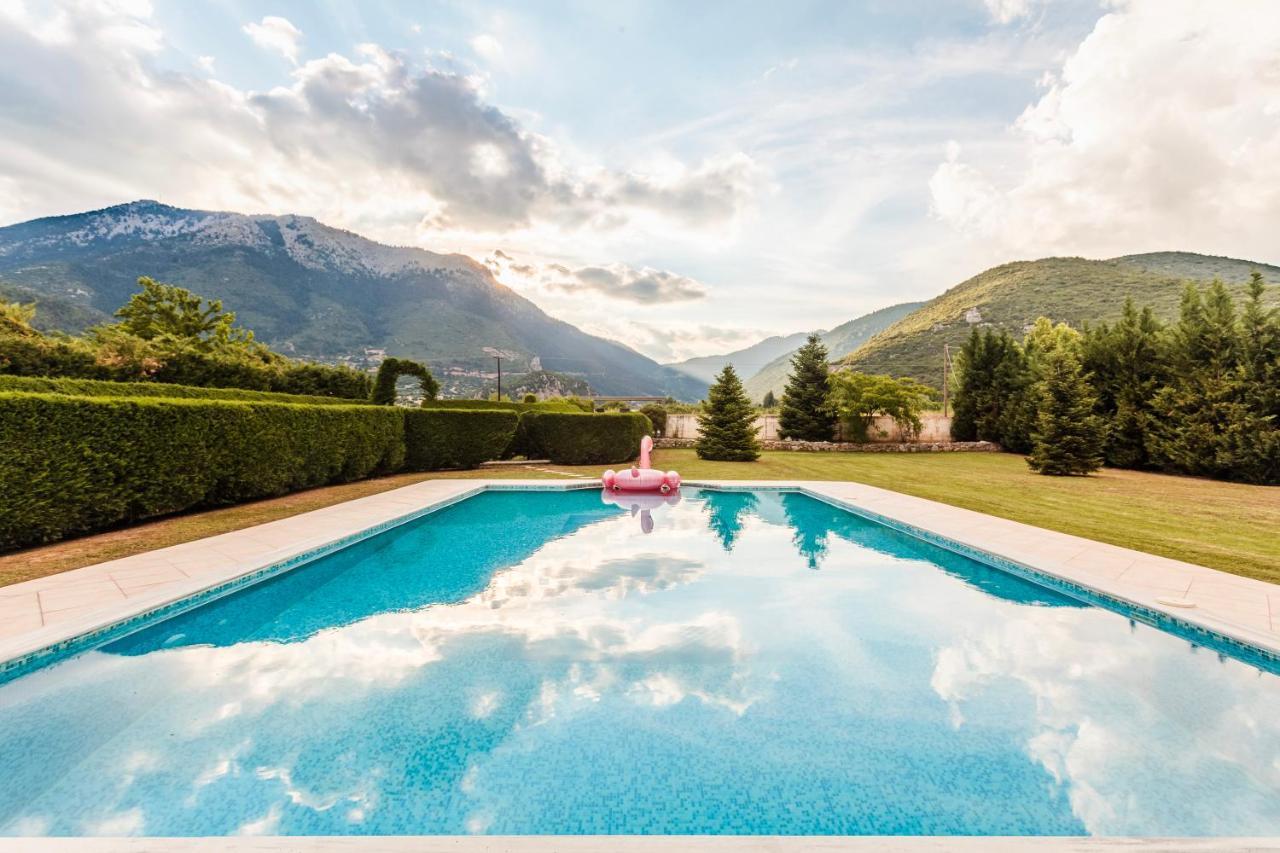 Villa Stymfalia - Luxury Mansion With Private Pool Karteri  Exterior foto